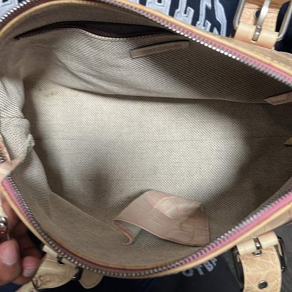 Dooney & Burke alligator print purse - Picture 5 of 9